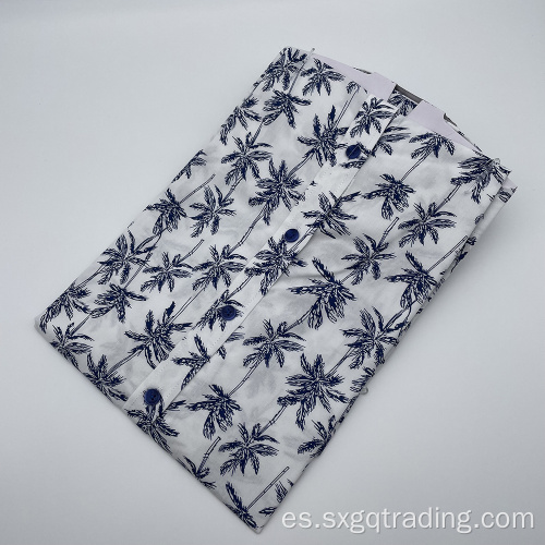 Camisa de manga corta estampada para hombre